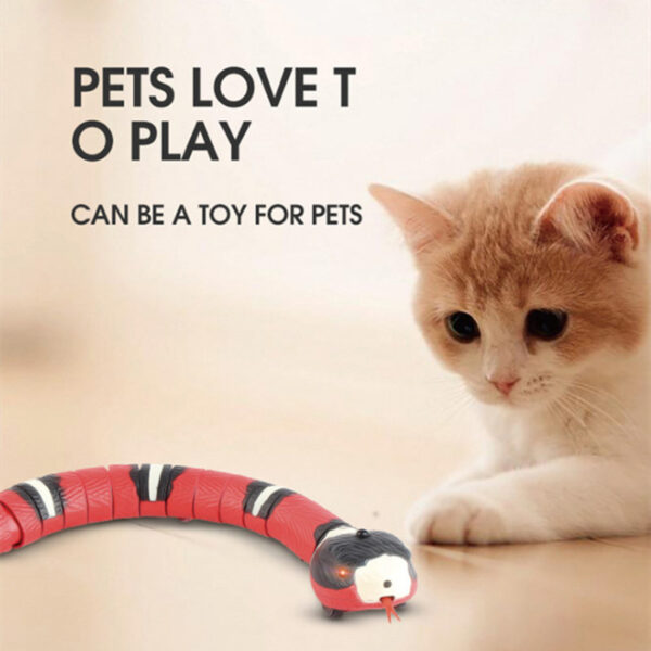 Bella Cat Pet Interactive Electric Induction Snake Funny Cat Toy - Image 2