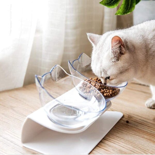 Bella Cat Pet Non Slip Bowl Feeder With Raised Stand - Image 4
