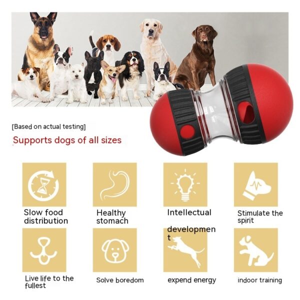 Max Dog Pet Food Dispensing Toy Tumbler Leaky Food Ball Puzzle - Image 6