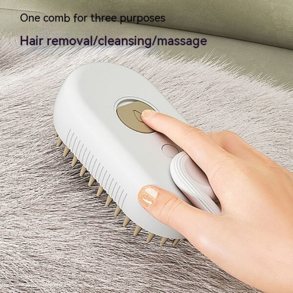 Bella Cat Pet Steam Brush 3 In 1 Electric Spray - Image 2
