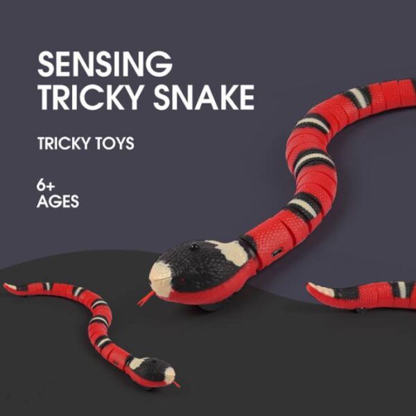 Bella Cat Pet Interactive Electric Induction Snake Funny Cat Toy