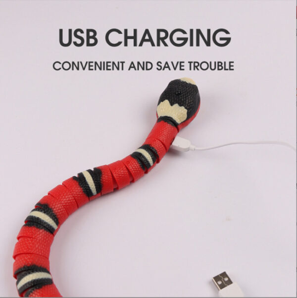 Bella Cat Pet Interactive Electric Induction Snake Funny Cat Toy - Image 5