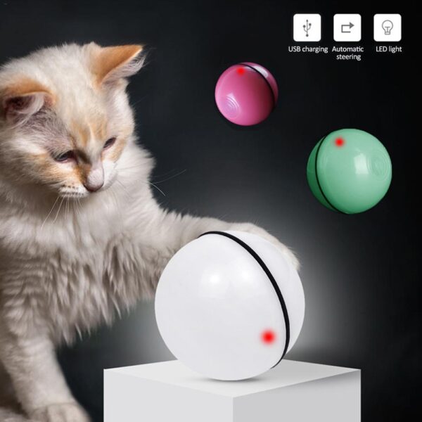 Bella LED Laser Electronic Rolling Pet Funny Cat Toy Ball