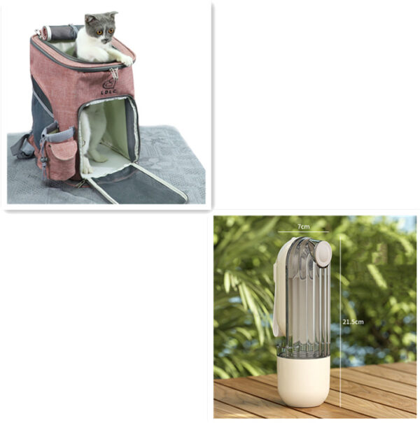 Bella Cat 2 In 1 Pet Water Cup Segment Design Portable - Image 5