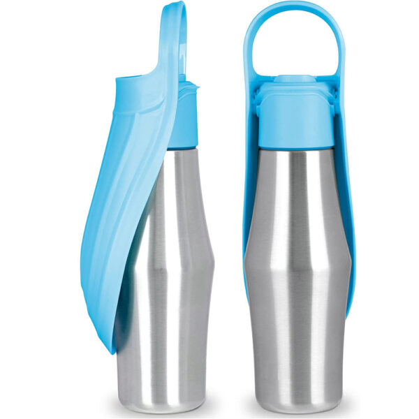 Max Dog Pet New Portable Water Bottle Soft Silicone Leaf Design - Image 6