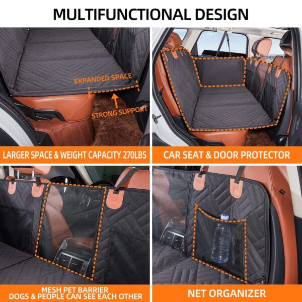 Max Dog Pet Load-bearing Lengthened Vehicle-mounted Pet Mat Travel Dog Hammock - Image 4
