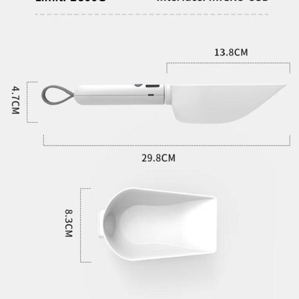 Bella Cat Pet Food Spoon Transparent With Scale Measurement - Image 3