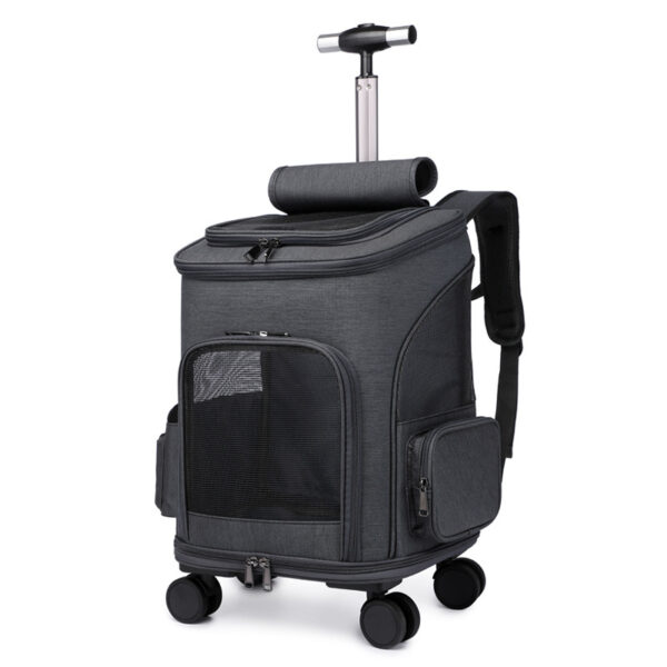 Bella Cat Pet Portable Folding Trolley Backpack Traveling - Image 2