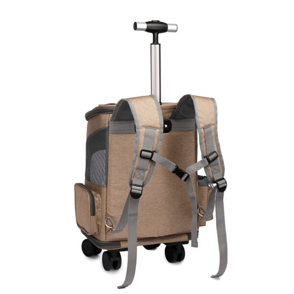 Bella Cat Pet Portable Folding Trolley Backpack Traveling - Image 4