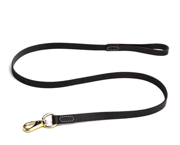 Max Dog Pet Cowhide Leash To Walk Golden Retriever - Image 3