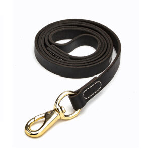 Max Dog Pet Cowhide Leash To Walk Golden Retriever