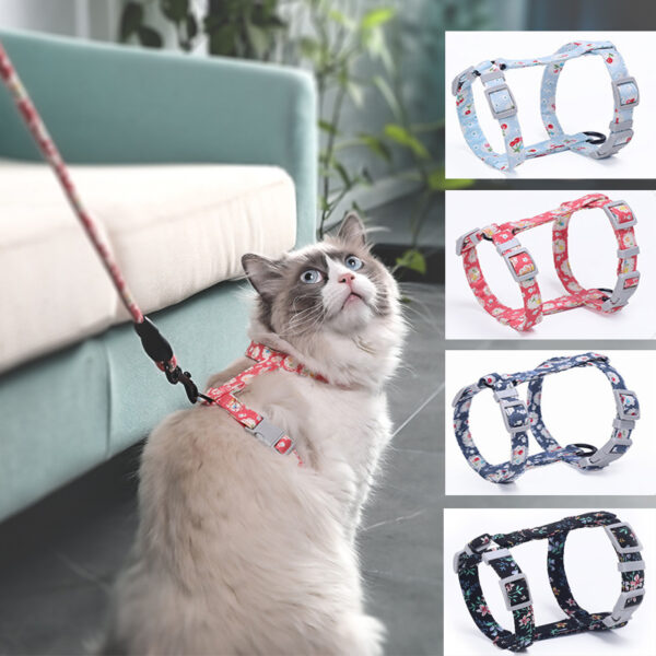 Bella Cat Pet I-shaped chest harness