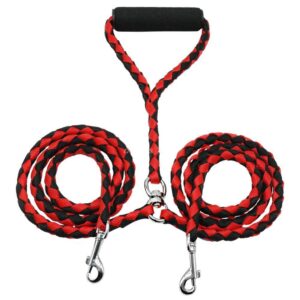 Max dog pet braided PP round rope dog leash