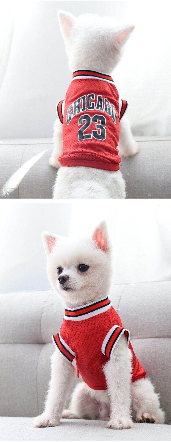 Max Dog Pet Clothes Basketball Vest Mesh Summer - Image 5